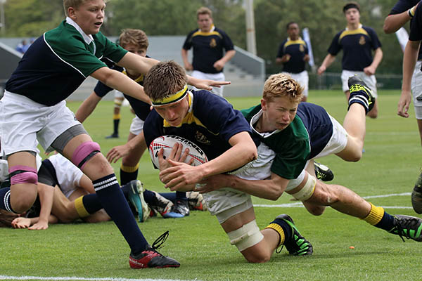 Young rugby players
